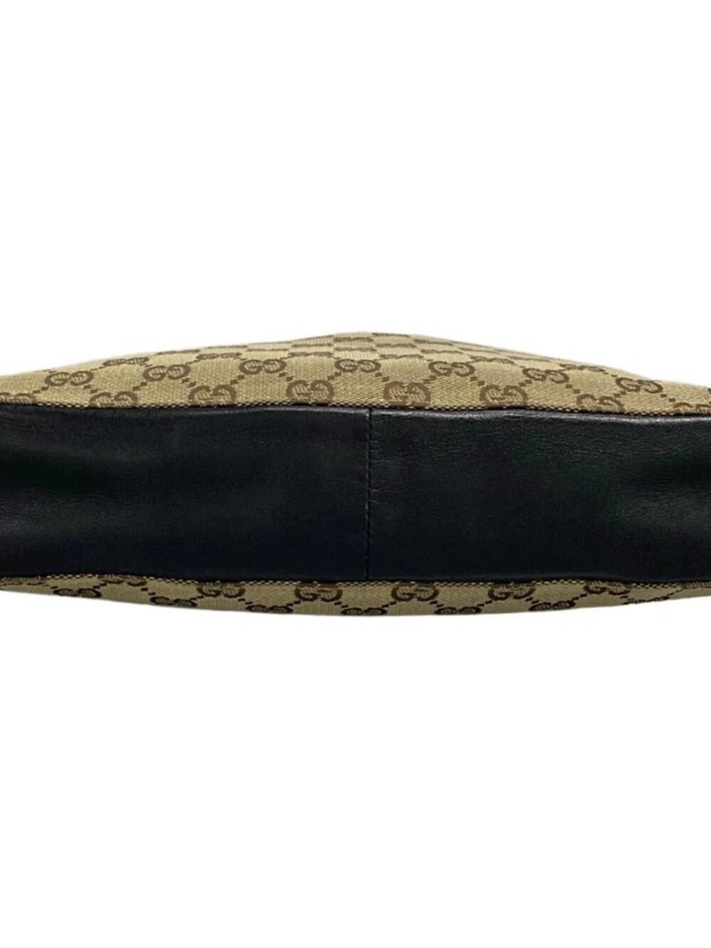 GUCCI GG 13748 Beige Black Jacquard Leather - Shoulder Bag - Picture 5 of 15